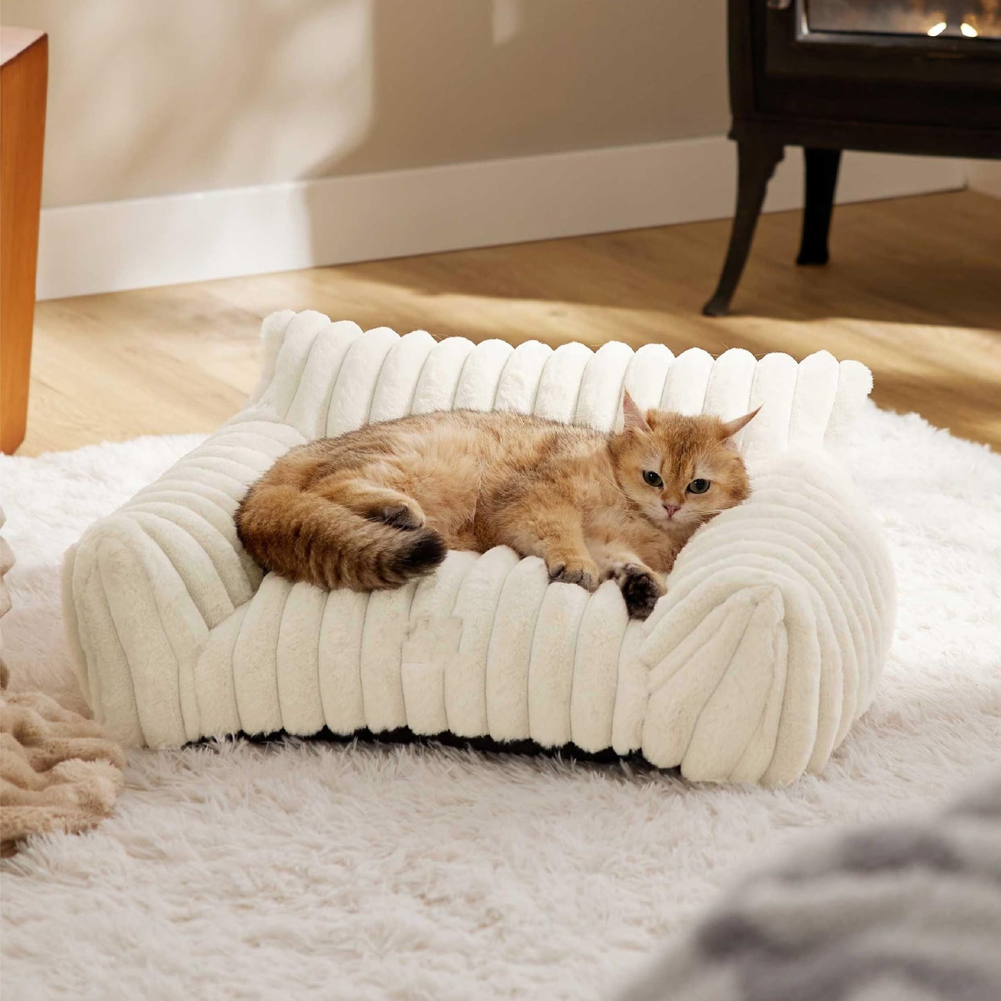 Divano letto lussuoso e soffice per animali domestici