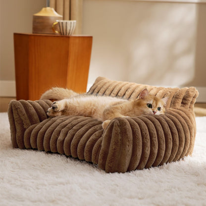 Divano letto lussuoso e soffice per animali domestici