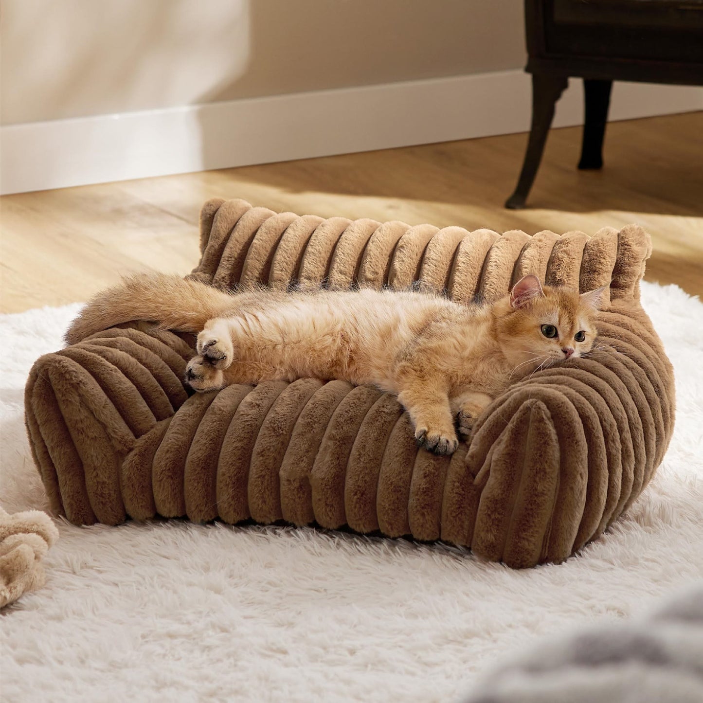 Divano letto lussuoso e soffice per animali domestici