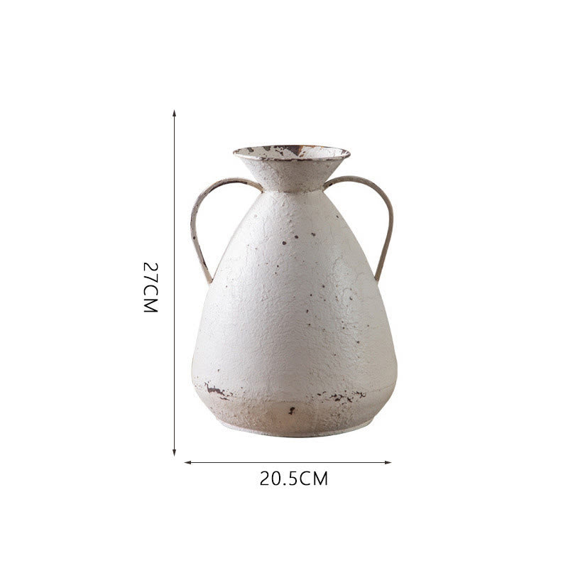 Vaso decorativo per fiori in stile rurale retrò