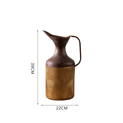 Vaso decorativo per fiori in stile rurale retrò