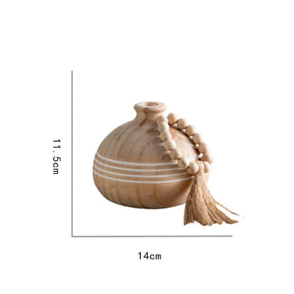 Ornamento in vaso per arredamento vintage in stile country