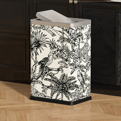 Cestino rettangolare Forest con coperchio basculante