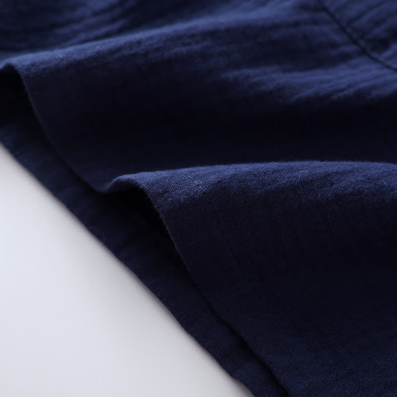Pigiama in garza di cotone stile kimono neutro