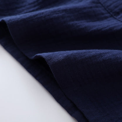 Pigiama in garza di cotone stile kimono neutro