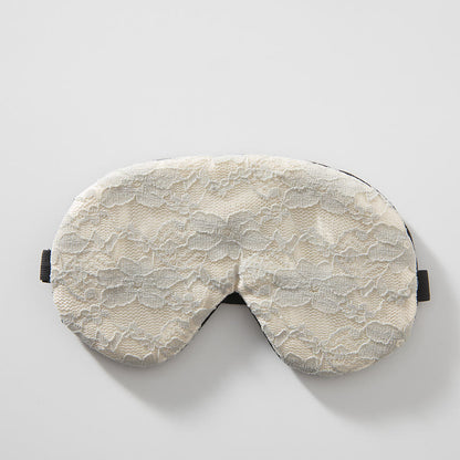Elegante mascherina per gli occhi con fiori in pizzo