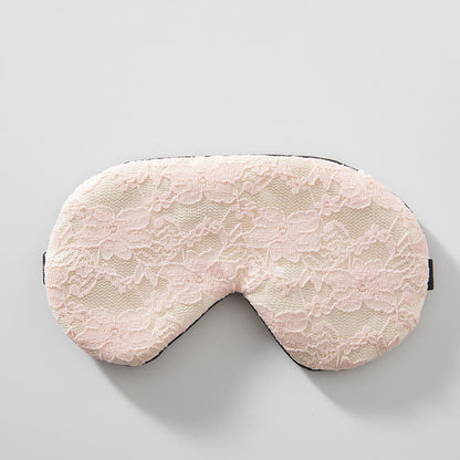 Elegante mascherina per gli occhi con fiori in pizzo