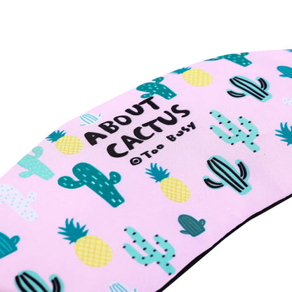 Maschera per gli occhi oscurante a forma di cactus dei cartoni animati creativi