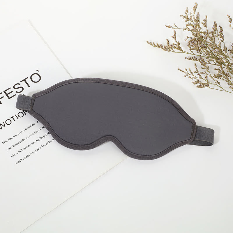 Maschera per dormire oscurante 3D a tinta unita