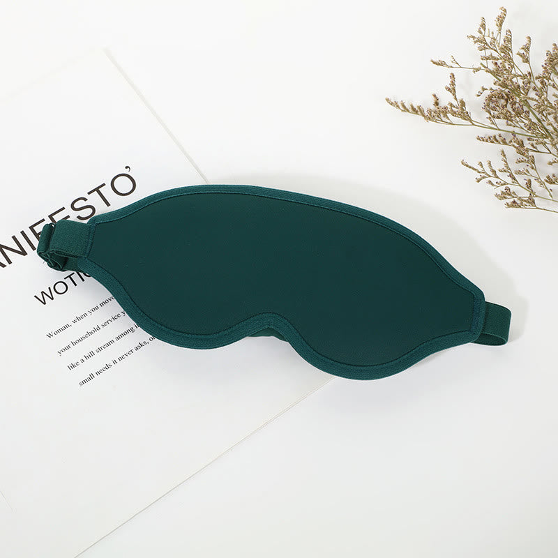 Maschera per dormire oscurante 3D a tinta unita
