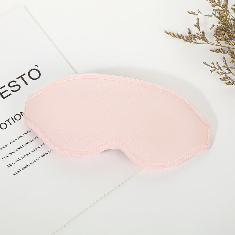 Maschera per dormire oscurante 3D a tinta unita