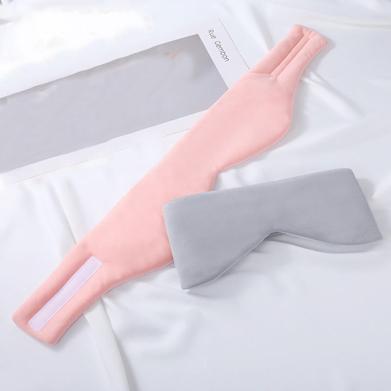Maschera per gli occhi in seta Piazza e Mezza con velcro