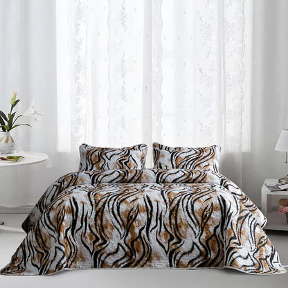 Set di biancheria da letto trapuntata vintage, traspirante e morbida (3 pezzi)