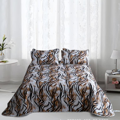 Set di biancheria da letto trapuntata vintage, traspirante e morbida (3 pezzi)