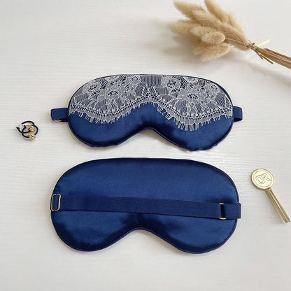 Maschera per dormire in seta imitazione pizzo sexy