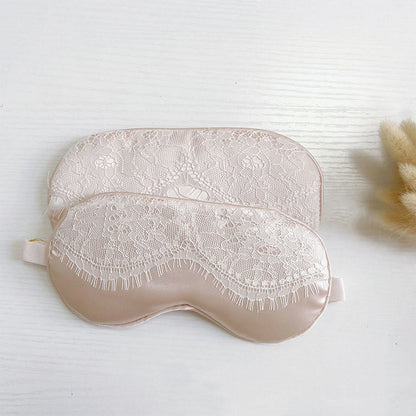 Maschera per dormire in seta imitazione pizzo sexy