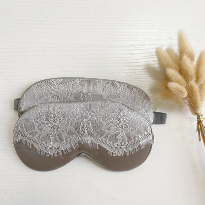 Maschera per dormire in seta imitazione pizzo sexy