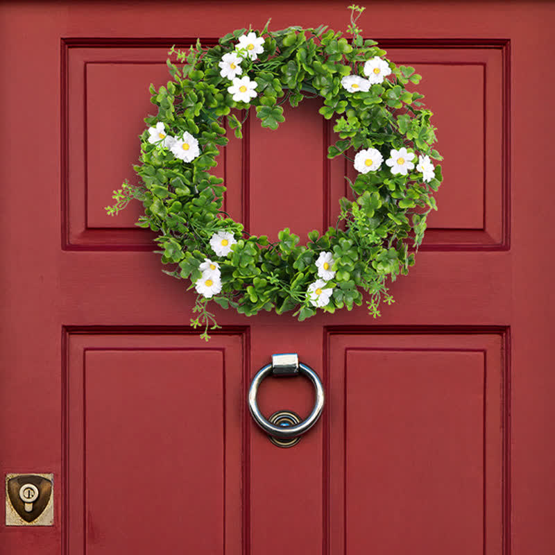 Ghirlanda artificiale di quadrifoglio per la decorazione della casa