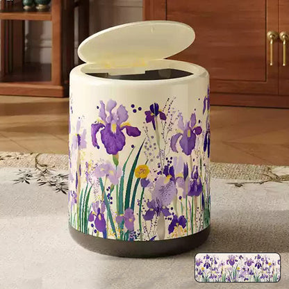 Cestino decorativo floreale di grande capacità