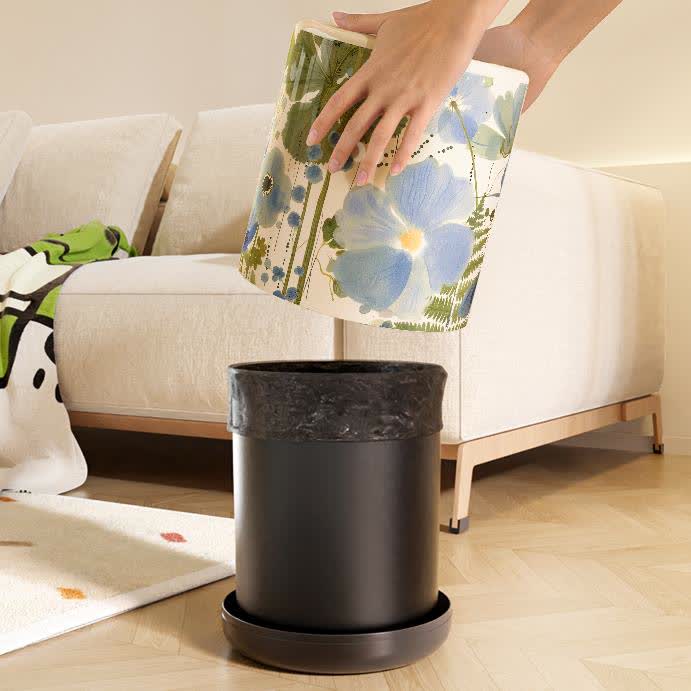 Cestino decorativo floreale di grande capacità