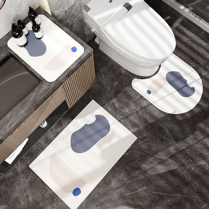 Tappetino da bagno antiscivolo semplice e moderno in fango diatomeico