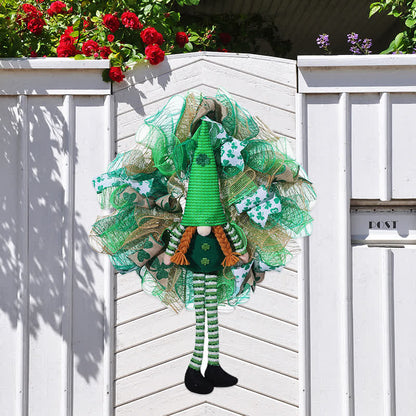 Decorazione da appendere alla porta con ghirlanda creativa per bambole a forma di trifoglio