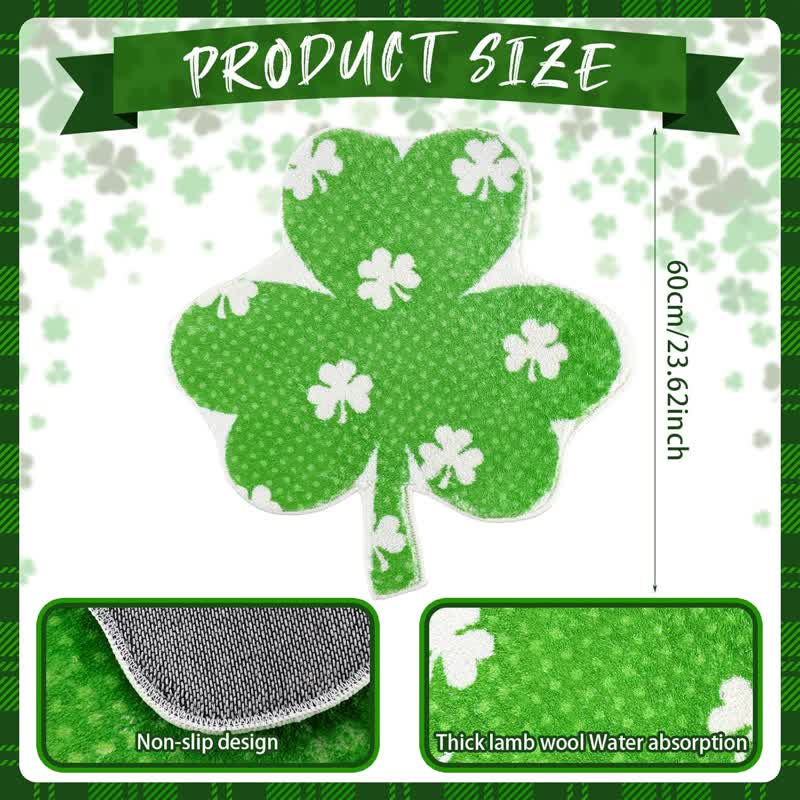 Tappetino da bagno assorbente Rural Shamrock