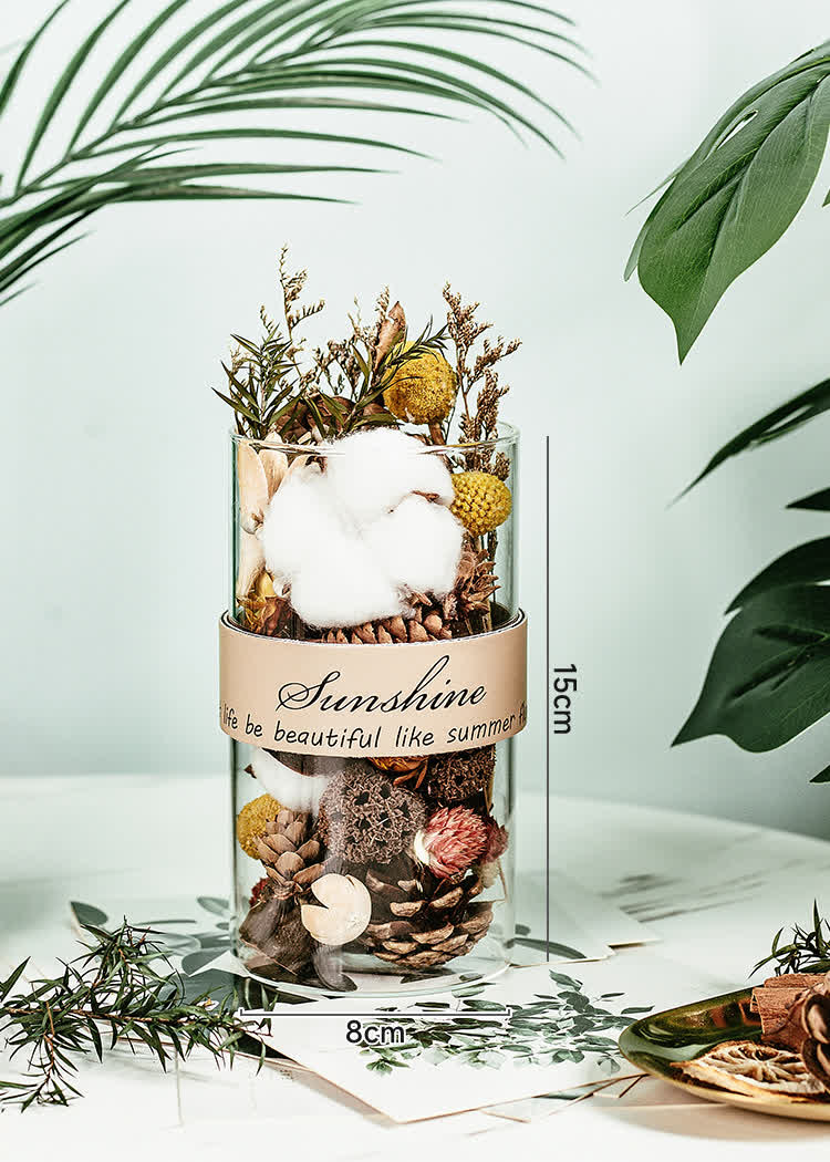 Olio essenziale di fiori secchi, ornamento per la casa