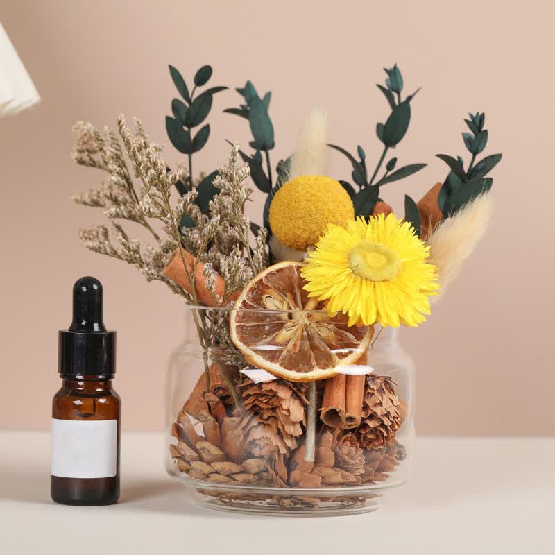 Pacchetto di fiori secchi fai da te per aromaterapia senza fuoco