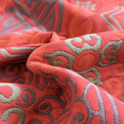 Trapunta vintage in cotone a tre strati in garza