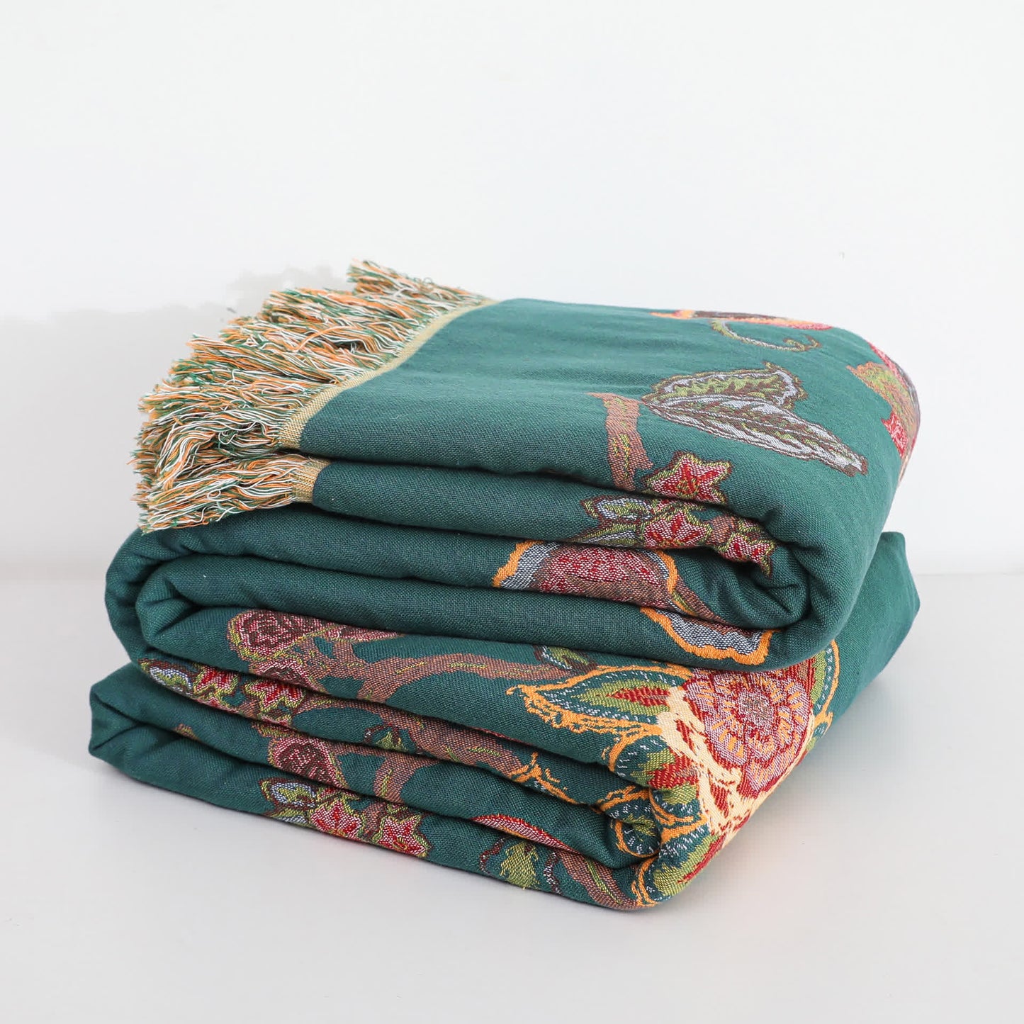 Trapunta vintage con nappe in garza di cotone