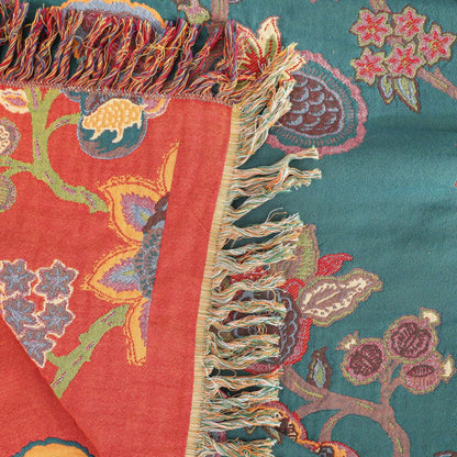 Trapunta vintage con nappe in garza di cotone