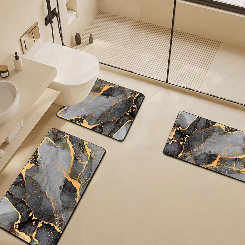 Tappetino da bagno moderno di lusso in fango diatomeico