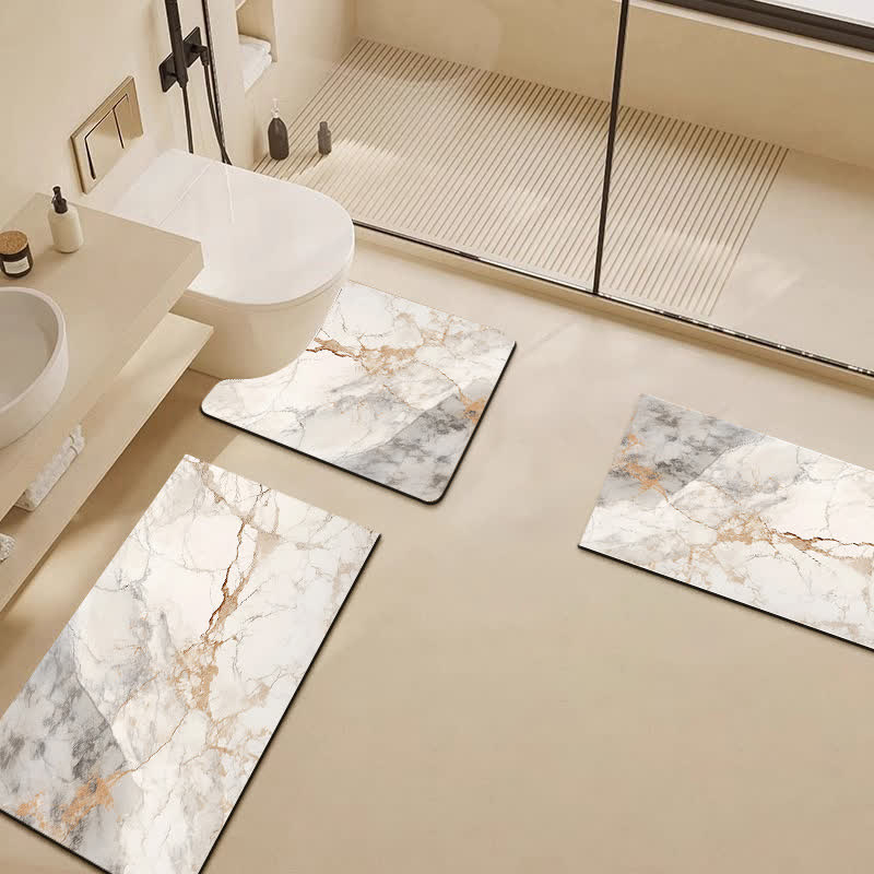 Tappetino da bagno moderno di lusso in fango diatomeico