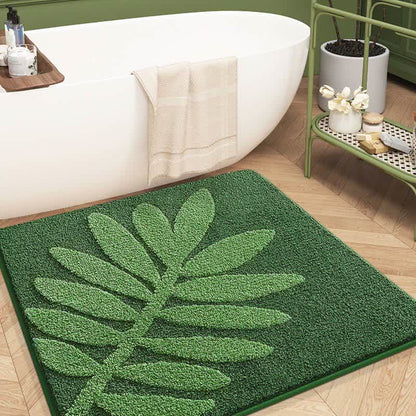 Tappetino assorbente per pavimenti quadrato con piante e fiori