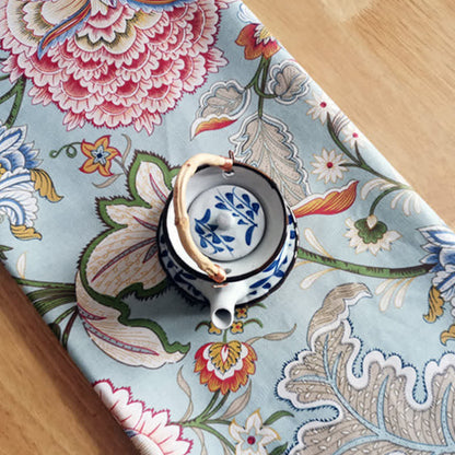 Tovaglia vintage con motivo floreale boho