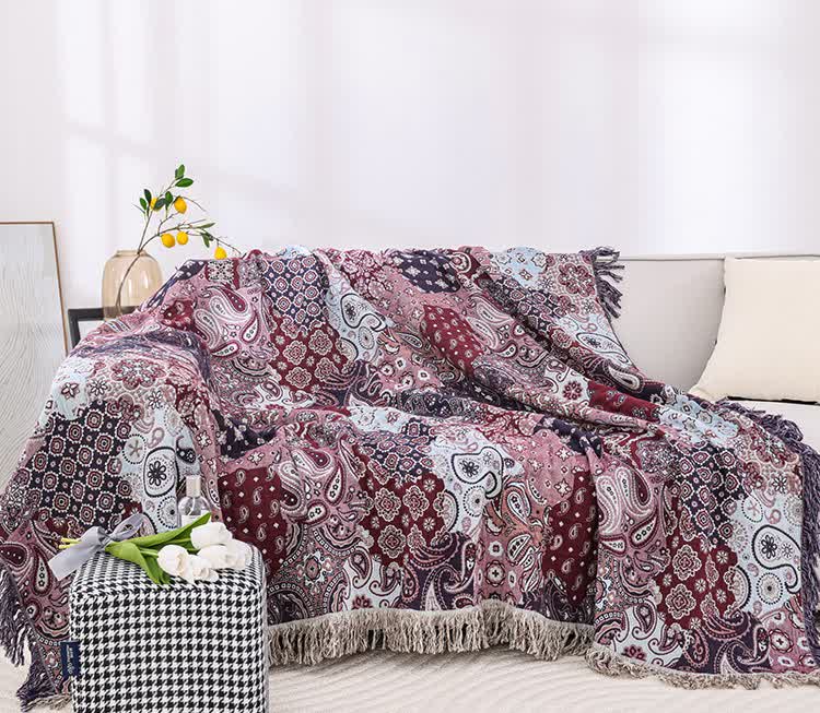 Trapunta traspirante in garza di cotone con nappa jacquard