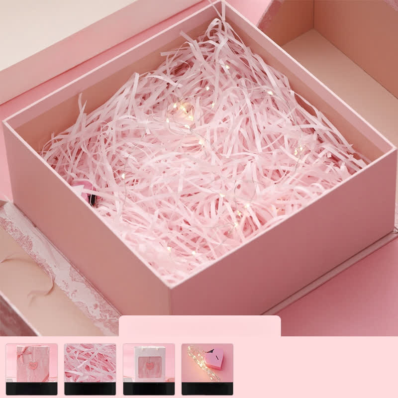 Confezione regalo rosa per compleanno e festa
