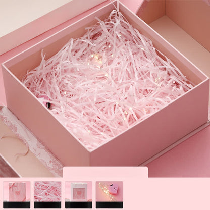 Confezione regalo rosa per compleanno e festa