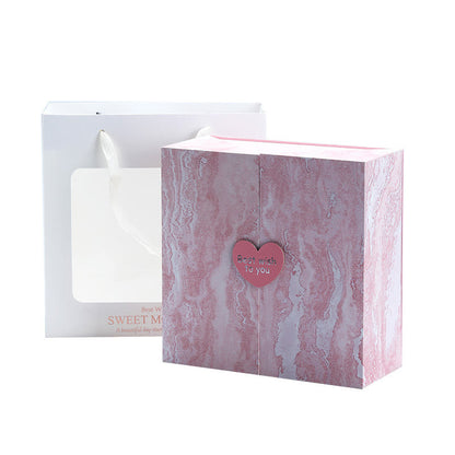 Confezione regalo rosa per compleanno e festa