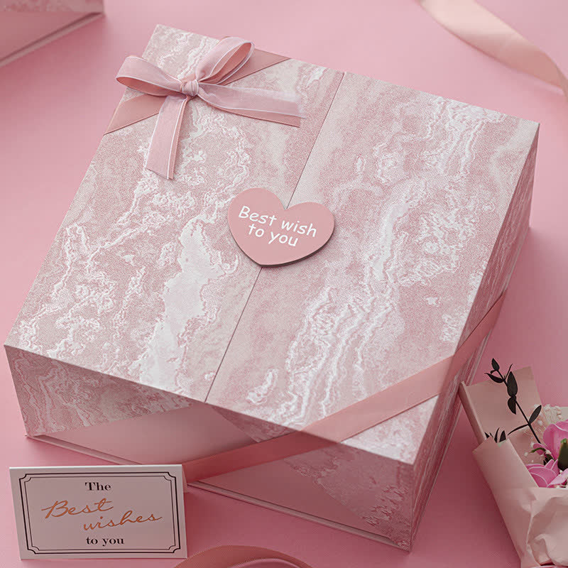 Confezione regalo rosa per compleanno e festa