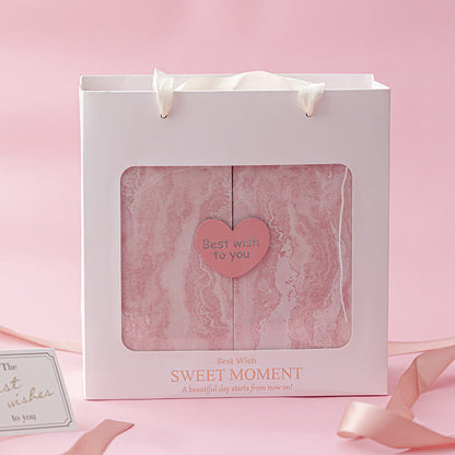 Confezione regalo rosa per compleanno e festa