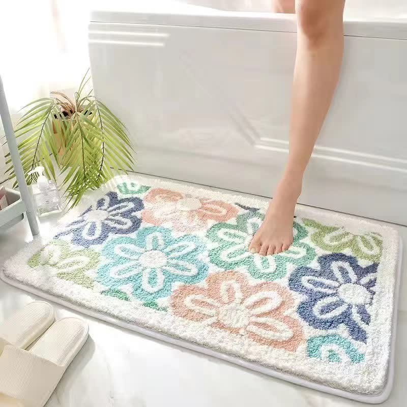 Tappetino assorbente per pavimenti con piante, fiori e cartoni animati