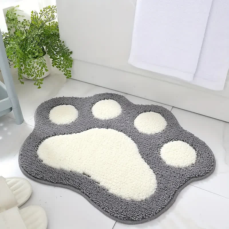 Tappetino assorbente con zampe di cartone animato