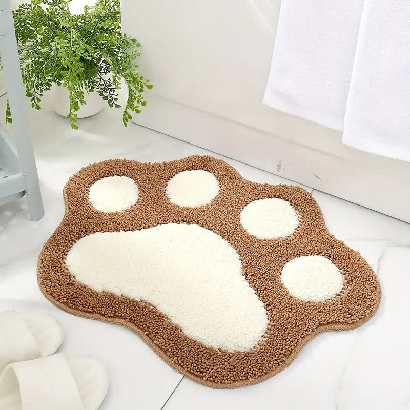Tappetino assorbente con zampe di cartone animato