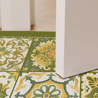 Tappetino antipolvere con motivo geometrico retrò francese
