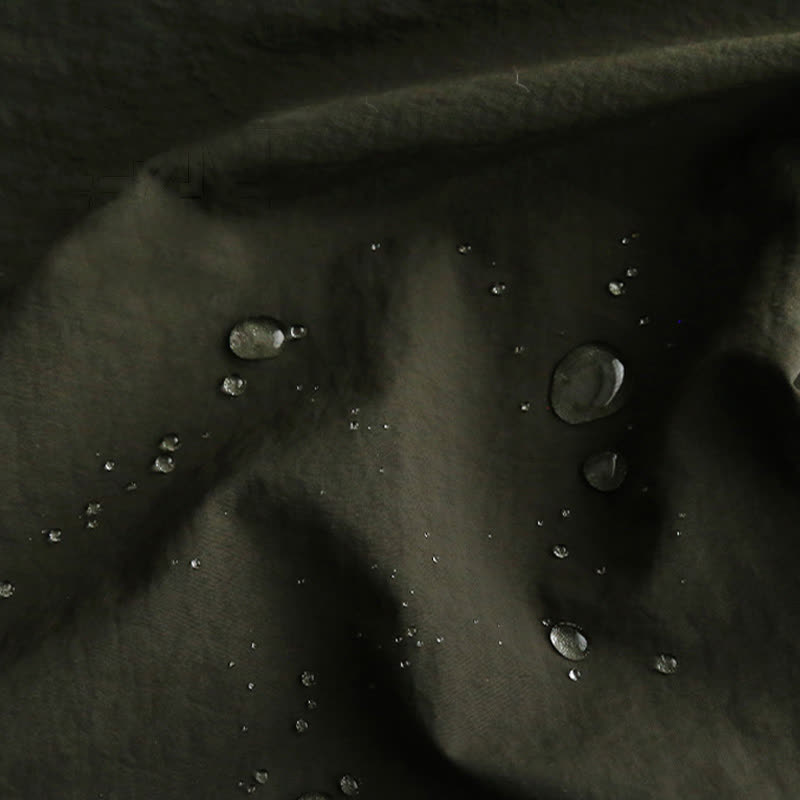 Gilet impermeabile in tinta unita