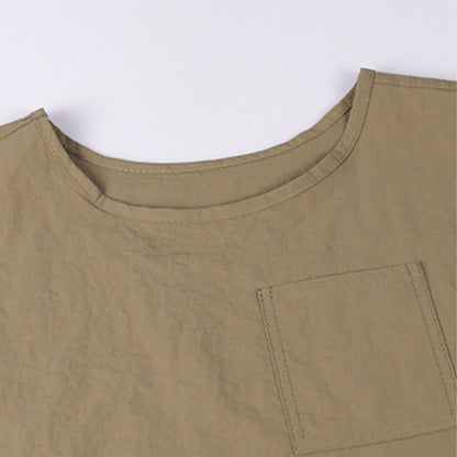 Gilet impermeabile in tinta unita