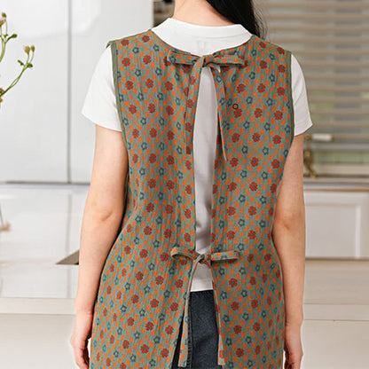 Grembiule impermeabile vintage in puro cotone