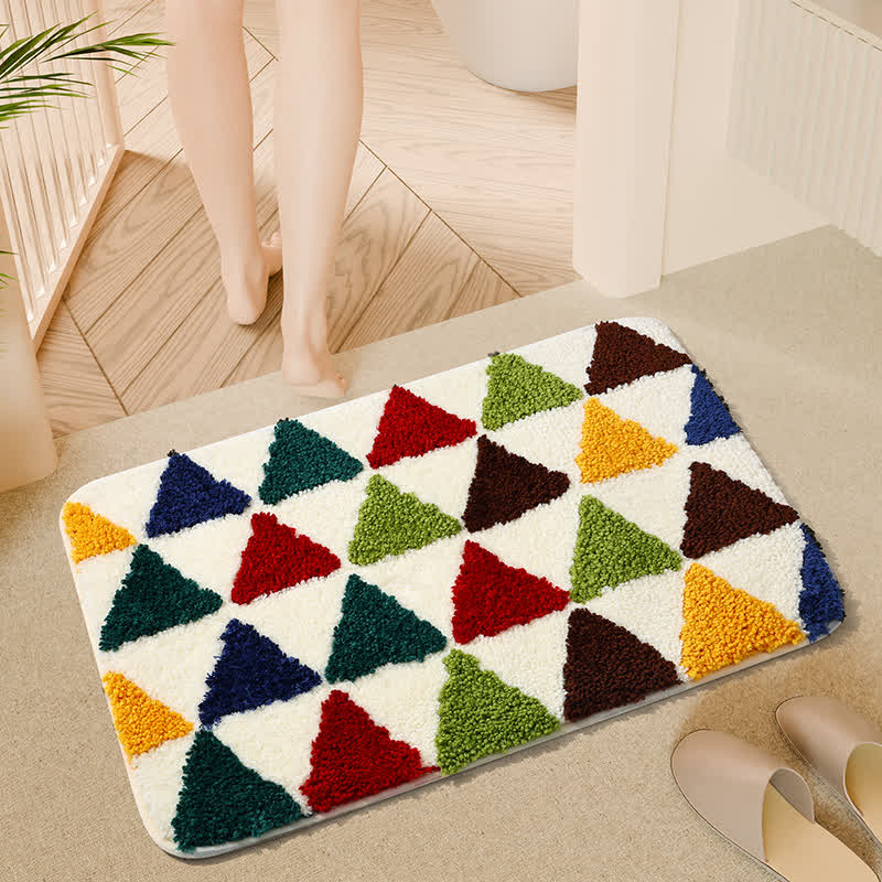 Tappetino antiscivolo assorbente per pavimenti con piante di cartoni animati